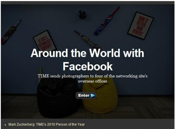 Arround the World with Facebook