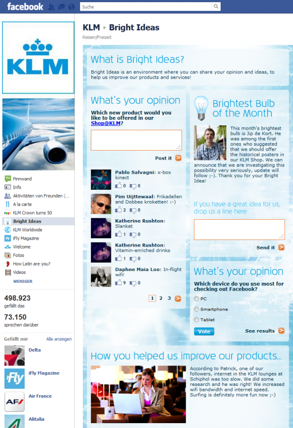 KLM – Bright Ideas