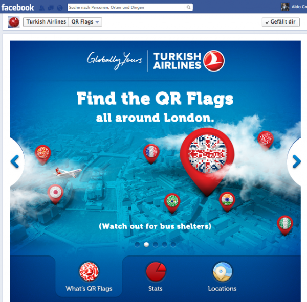 Facebook App: QR Flags