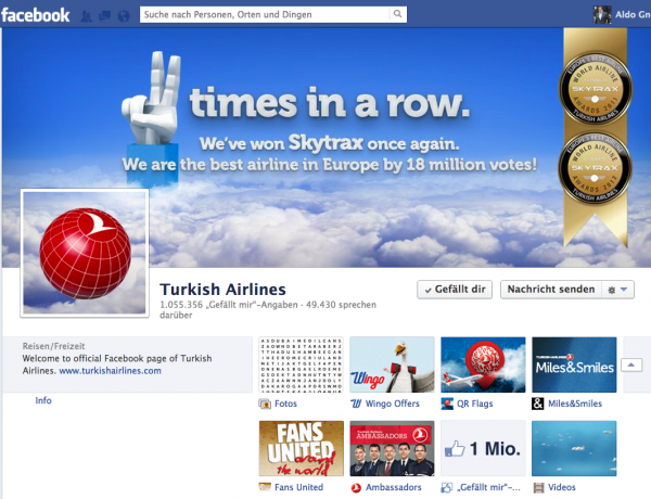 Turkish Airlines – Verwendete Apps