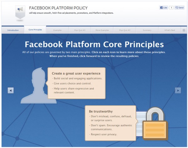 Facebook Platform Policy - Core Principles