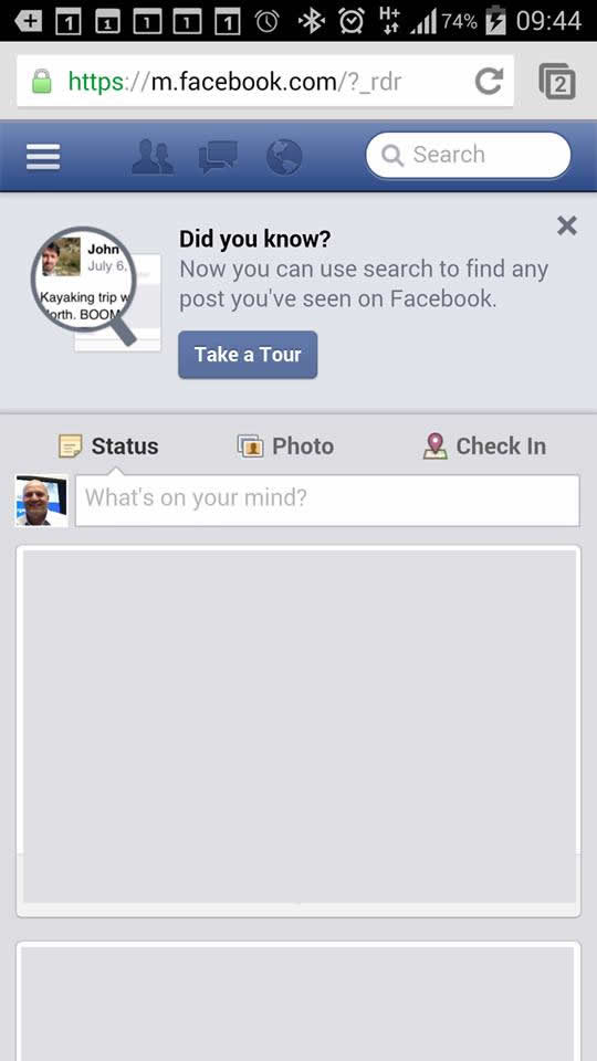 Facebook Post Search